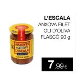 Plusfresc L'ESCALA Anxova filet oli d'oliva flascó oferta