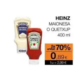 Plusfresc HEINZ Maionesa o quetxup oferta