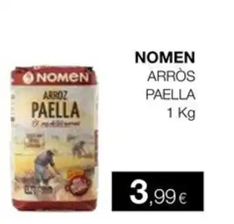 Plusfresc NOMEN Arròs paella oferta