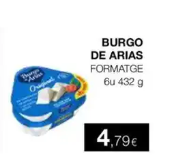 Plusfresc BURGO DE ARIAS Formatge 6u oferta
