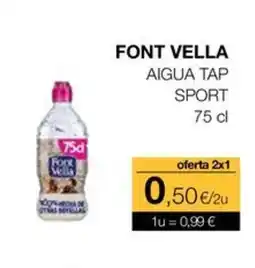 Plusfresc FONT VELLA Aigua tap sport oferta
