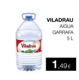 Plusfresc VILADRAU Aigua garrafa oferta