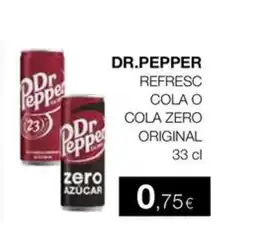 Plusfresc DR.PEPPER Refresc cola o cola zero original oferta