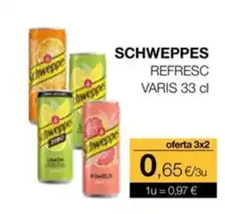Plusfresc SCHWEPPES Refresc varis oferta