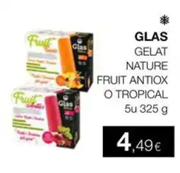Plusfresc GLAS Gelat nature fruit antiox o tropical oferta