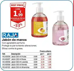 Staples Kalamazoo RAJA Jabón de manos oferta