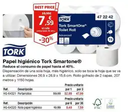 Staples Kalamazoo TORK Papel higiénico Tork Smartone oferta