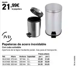 Staples Kalamazoo Papeleras de acero inoxidable oferta