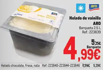 Helado de vainilla Aro