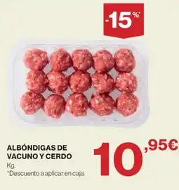 Supercor Albóndigas de vacuno y cerdo oferta