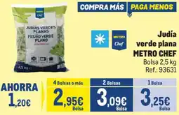 Makro Judía verde plana METRO CHEF oferta
