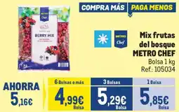 Makro Mix frutas del bosque METRO CHEF oferta