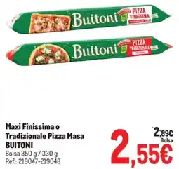 Makro Maxi Finissima o Tradizionale Pizza Masa BUITONI oferta