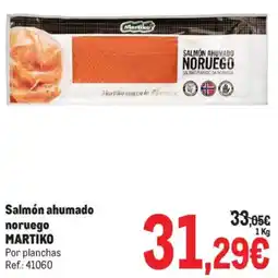Makro Salmón ahumado noruego MARTIKO oferta