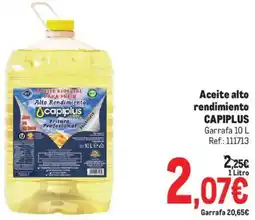 Makro Aceite alto rendimiento CAPIPLUS oferta
