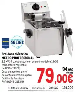 Makro Freidora eléctrica METRO PROFESSIONAL oferta