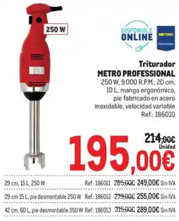 Makro Triturador METRO PROFESSIONAL oferta