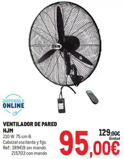 Makro Ventilador de pared HJM oferta