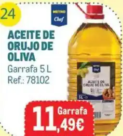 Makro Metro chef aceite de orujo de oliva oferta