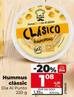 Maxi Dia Hummus clàssic Dia Al Punto oferta