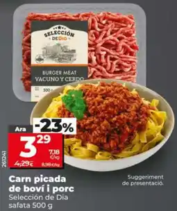 Maxi Dia Carn picada de boví i porc Selección de Dia safata oferta