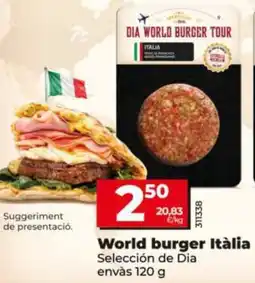 Maxi Dia World burger Itàlia Selección de Dia envàs oferta