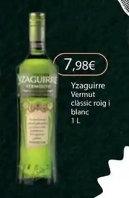 Plusfresc YZAGUIRRE Vermut classic roig i blanc oferta