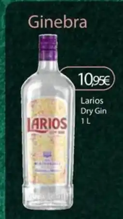 Plusfresc LARIOS Dry gin oferta