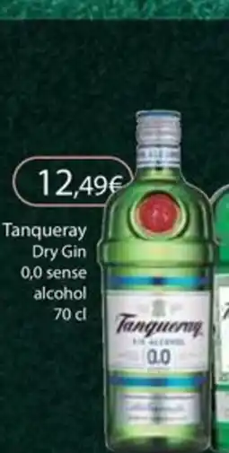 Plusfresc TANQUERAY Dry Gin 0,0 sense alcohol oferta
