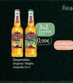 Plusfresc DESPERADOS Original/Mojito Ampolla oferta