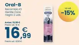 Clarel Oral b - recambio io gentle care negro oferta