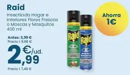 Clarel Raid - insecticida hogar e interiores flores frescas o moscas y mosquitos oferta