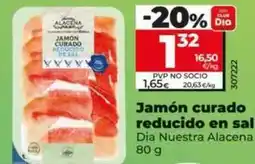 Dia Dia nuestra alacena - jamón curado reducido en sal oferta