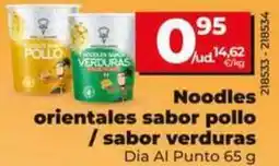 Dia Dia al punto - noodles orientales sabor pollo oferta