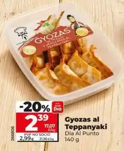 Dia Dia al punto - gyozas al teppanyaki oferta
