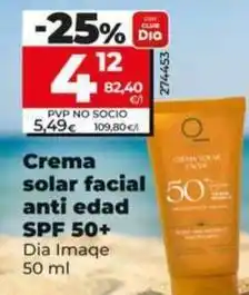 Dia Dia imaqe - crema solar facial anti edad spf 50+ oferta