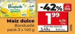 Dia Bonduelle - maíz dulce oferta