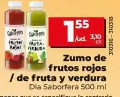 Dia Dia saborfera - zumo de frutos rojos oferta
