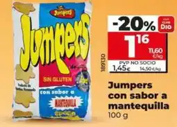 Dia Jumpers con sabor a mantequilla 100 g oferta