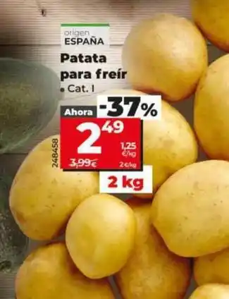 Dia Patata para freír oferta