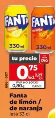 Dia Fanta de limón/de naranja oferta