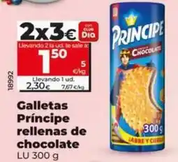 Dia Príncipe - galletas rellenas de chocolate oferta