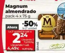 Dia Magnum - almendrado oferta