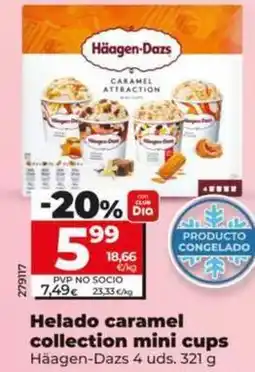 Dia Häagen-dazs - helado caramel collection mini cups oferta