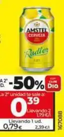 Dia Amstel - cerveza radler con limón oferta