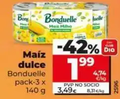 Dia Bonduelle - maíz dulce oferta