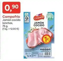 Suma Supermercados Campofrío - jamón cocido lonchas oferta