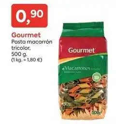 Suma Supermercados Gourmet - pasta macarrones tricolor oferta