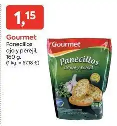 Suma Supermercados Gourmet - panecillos ajo y perejil oferta