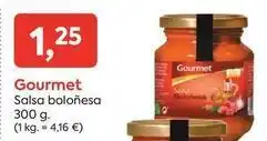 Suma Supermercados Gourmet - salsa bolonesa oferta